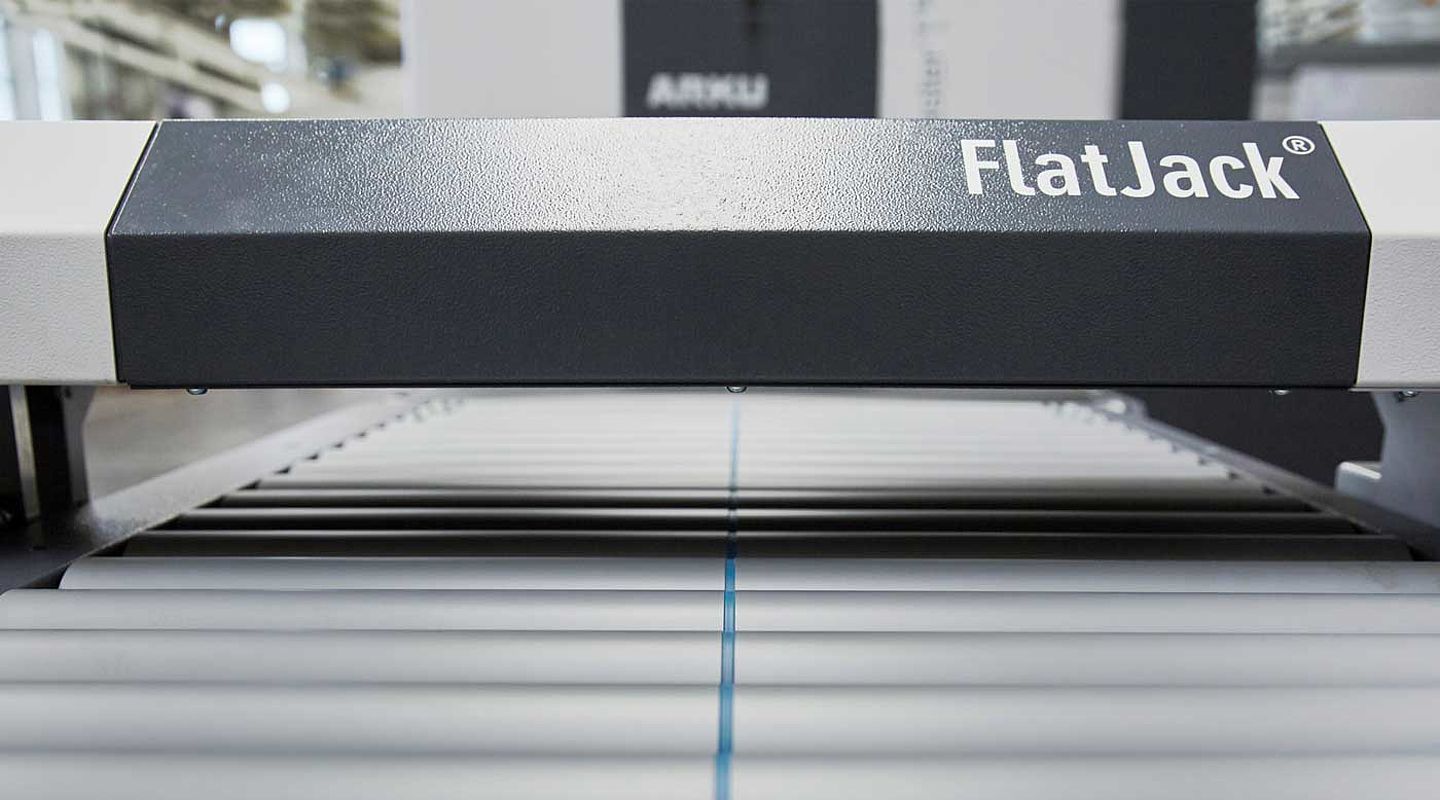 FlatJack®: controla piezas planas.